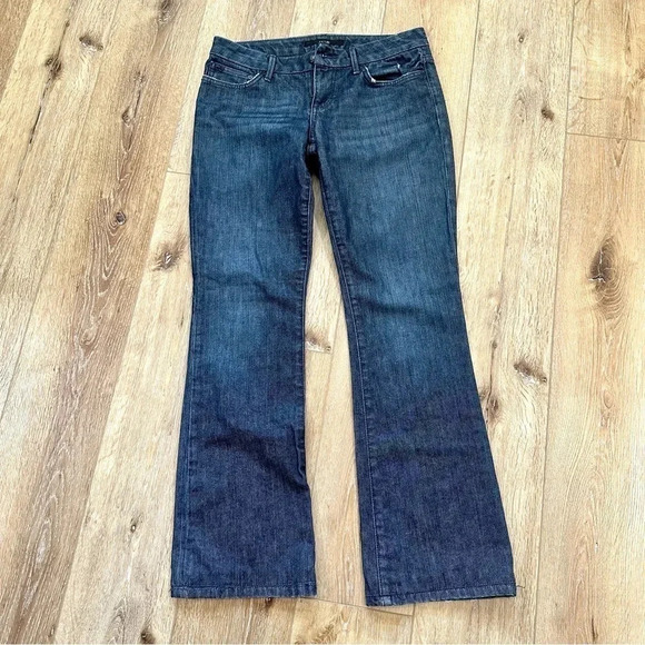 Joe's Jeans Women's Dark Wash Mid-Rise Bootcut Denim Jeans Size 29 GUC - Picture 2 of 11